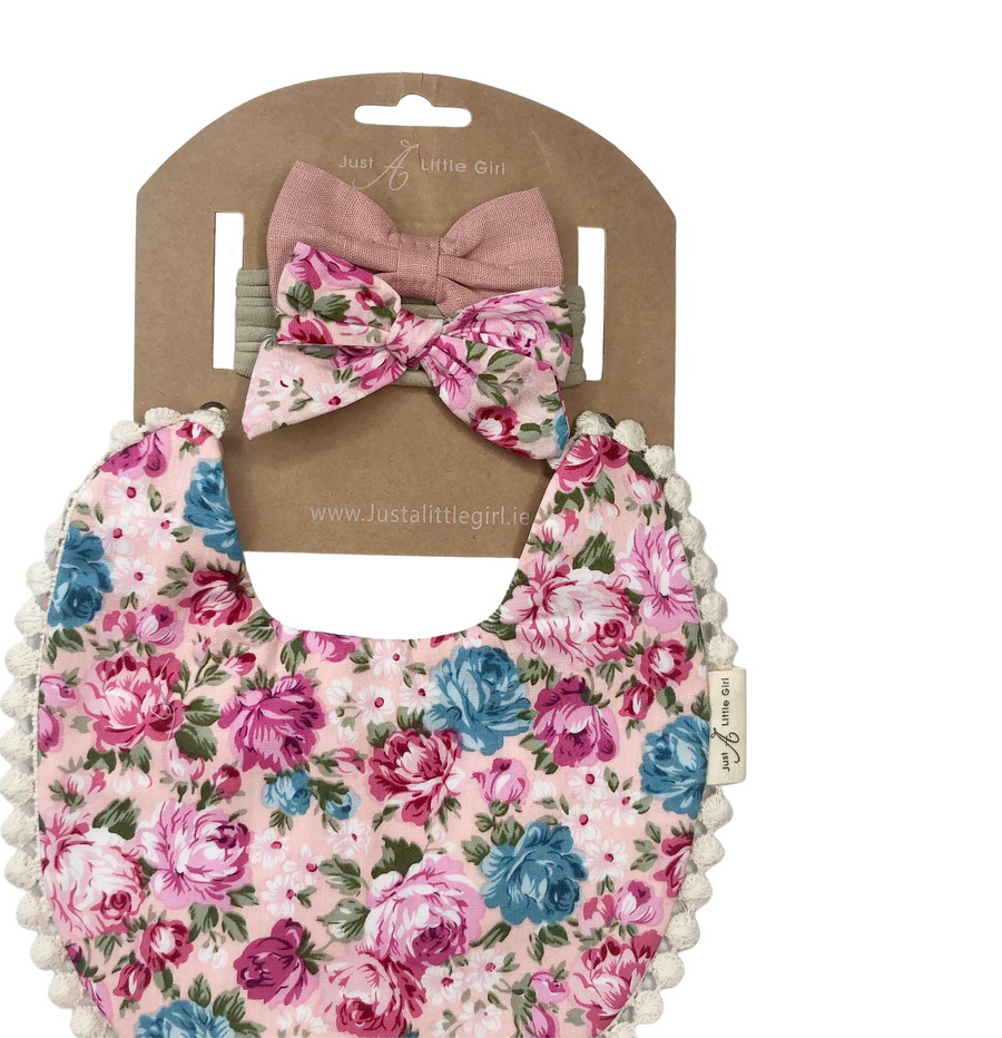 Luna Bow & Bib Duo